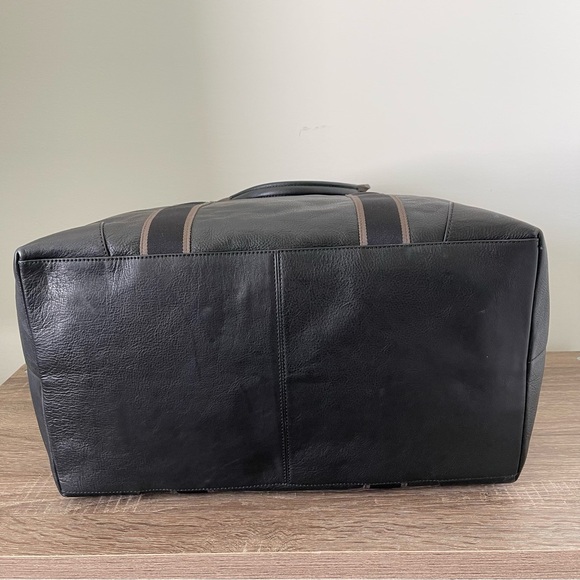 Coach Heritage Web Leather Weekend Tote Style F71169 - Picture 10 of 12